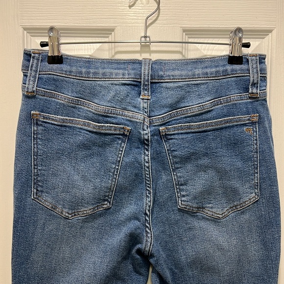 Madewell High-Rise Skinny Crop Jeans in Bradfield Wash - Blue Size 27 - Picture 5 of 11